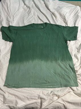 Men's Green Ombre Crewneck Tee